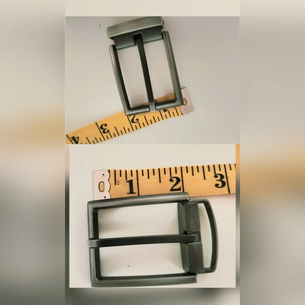 Alloy Belt Buckle Rectangle Pin Buckle Single Prong